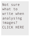 Not sure what to write when analysing images? 
CLICK HERE